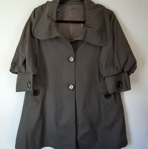 Hazel Puff sleeve pea coat M